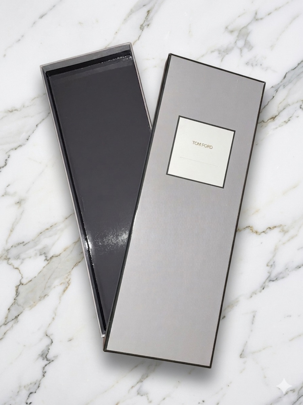 Tom Ford Light Gray and Dark Gray Slim Gift Box